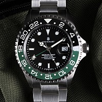 Steinhart Ocean One GMT Black-Green Ceramic