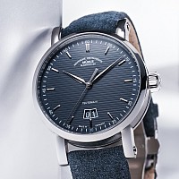 Mühle-Glashütte Teutonia IV Big Date Edition 1994 Blue