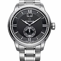 Eterna Adventic Quartz Big Date black steel